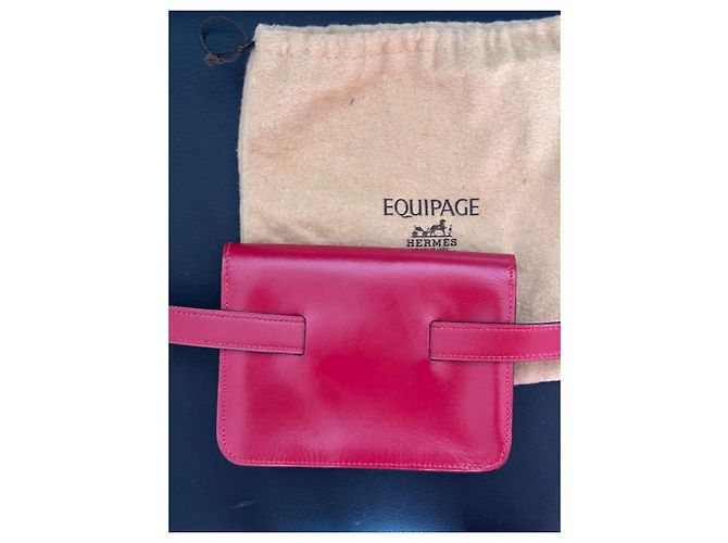 Hermès - pochette cintura rossa vintage Rosso - vista 5