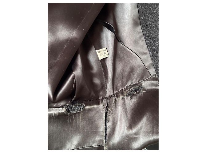 Thierry Mugler - hermoso abrigo de lana ajustado Gris - vista 7