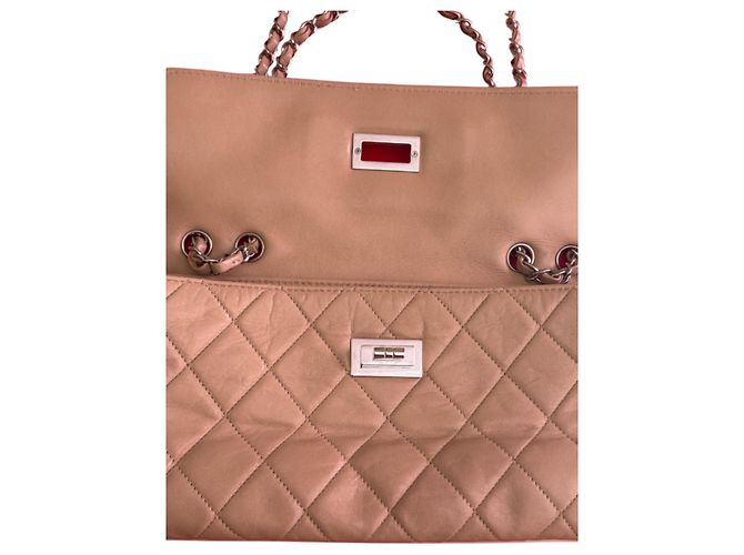 borsa a flap east west beige mademoiselle di chanel - vista 2