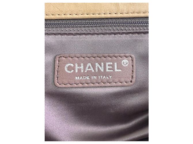 borsa a flap east west beige mademoiselle di chanel - vista 4