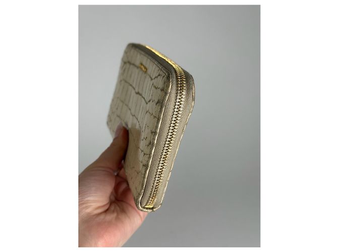 Vintage miu miu leather wallet white - view 3