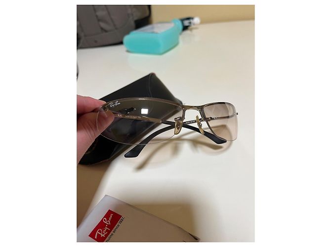 Occhiali da sole Ray-Ban TOP BAR 3179 Metallo Grigio - vista 3
