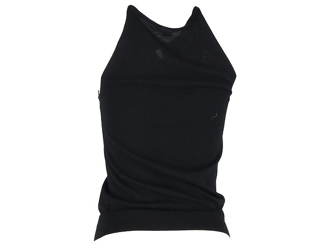 Michael Kors Cutout-Top aus schwarzer Wolle - Ansicht 3