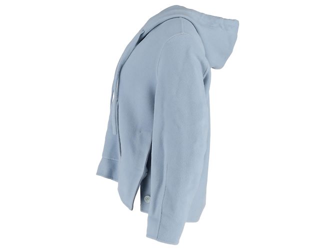 Proenza Schouler Hoodie aus blauer Wolle Hellblau - Ansicht 2