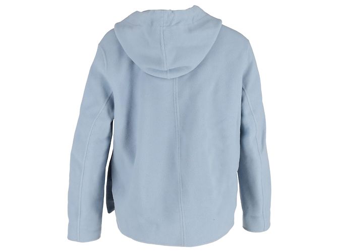 Proenza Schouler Hoodie aus blauer Wolle Hellblau - Ansicht 3