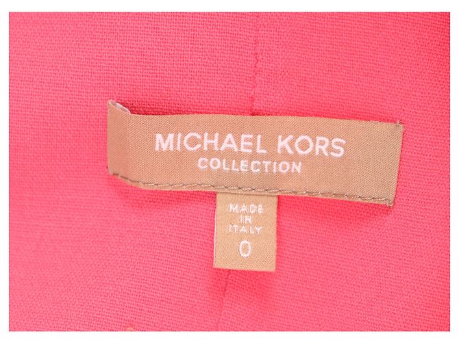 Blazer de lana rosa de Michael Kors - vista 3