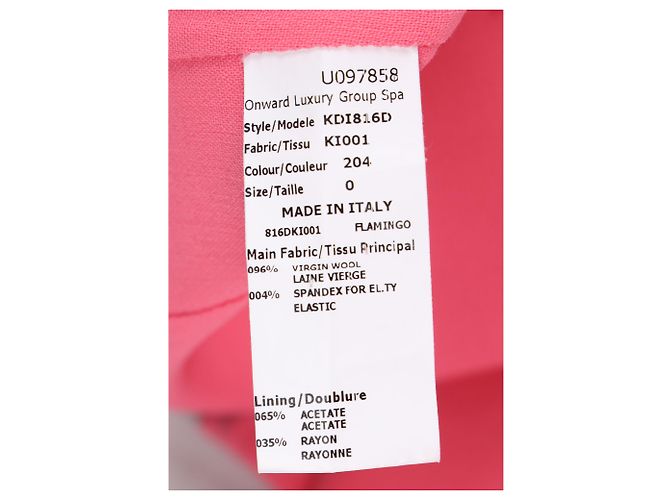 Blazer de lana rosa de Michael Kors - vista 4
