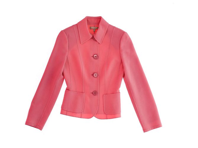 Blazer de lana rosa de Michael Kors - vista 5
