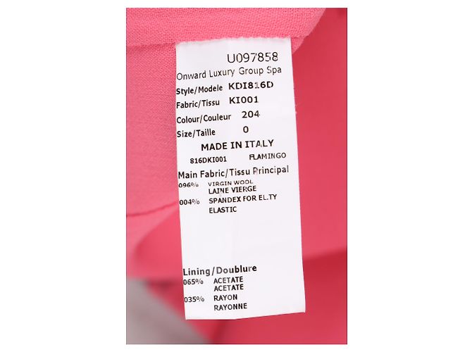 Blazer de lana rosa de Michael Kors - vista 8
