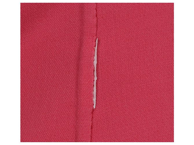 Michael Kors Sleeveless Midi Bodycon Dress in Pink Wool - view 10