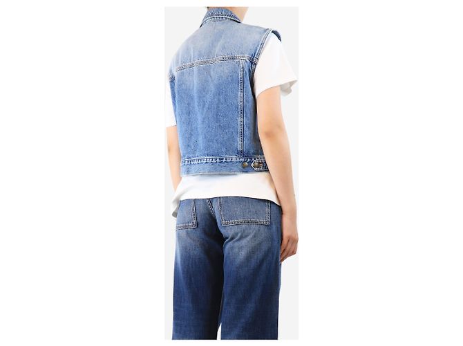 Autre Marque Blaues Denim-Weste - Größe UK 8 - Ansicht 2