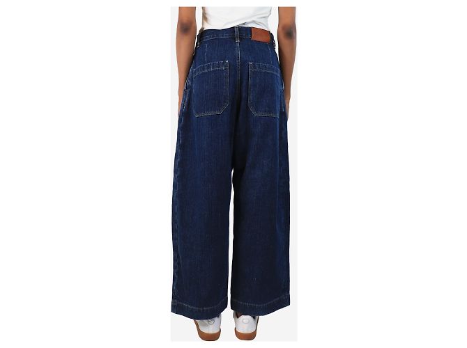 Studio Nicholson Indigo plissierte Barrel-Leg-Jeans - Größe XS Blau - Ansicht 3