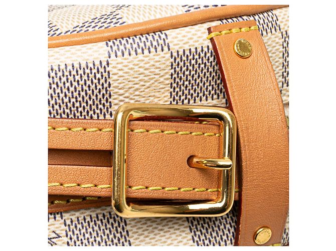 Louis Vuitton Boite Chapeaux Souple PM Damier Azur Bianco - vista 8