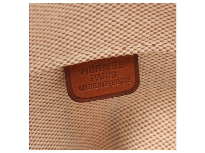 Hermès Marrón Toile H Plume Quadrige al Hilo Steeple 31 Castaño Beige - vista 4