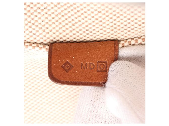 Hermès Marrón Toile H Plume Quadrige al Hilo Steeple 31 Castaño Beige - vista 5