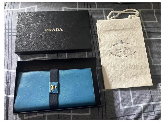 Prada Purses, wallets, cases Blue - view 3
