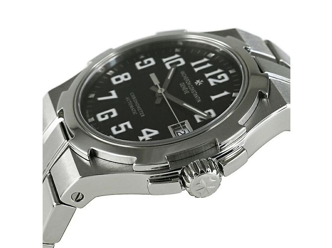 Relógio Grande Vacheron Constantin Overseas Preto - vista 3