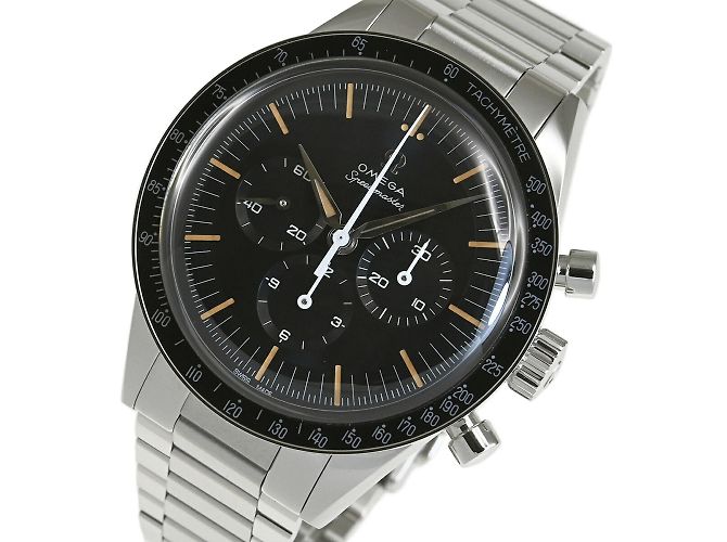OMEGA Speedmaster First in Space Wristwatch Brown Blue - view 2