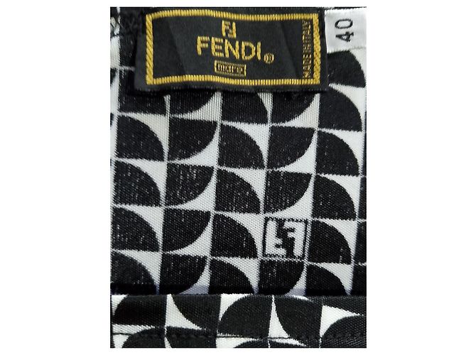 Camicia Donna Logo Vintage Fendi Grigio - vista 8