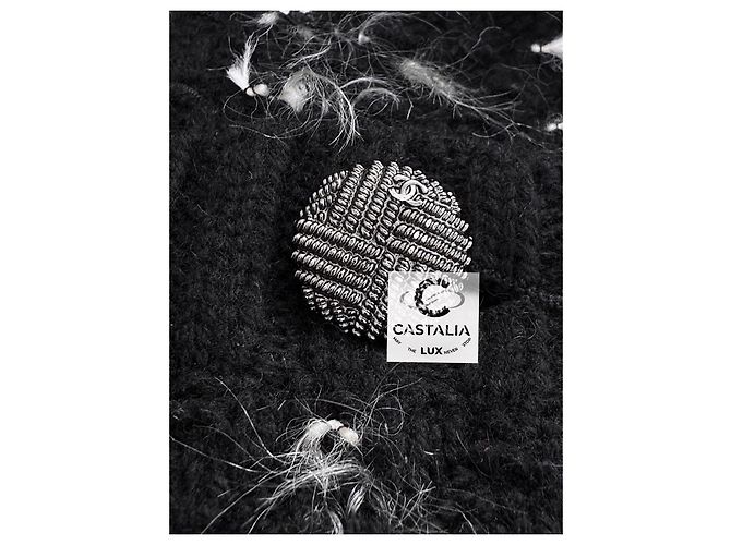 Chanel Fluffy Boucle Kleid 44 FR Paris / Salzburg Schwarz - Ansicht 5
