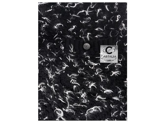 Chanel Fluffy Boucle Kleid 44 FR Paris / Salzburg Schwarz - Ansicht 6