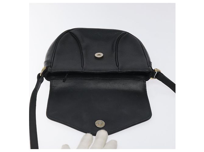 Autre Marque Borsa a spalla Burberrys in pelle nera e oro Auth BA1100 Nero D'oro - vista 10