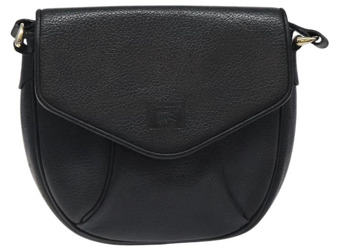 Autre Marque Borsa a spalla Burberrys in pelle nera e oro Auth BA1100 Nero D'oro - vista 13