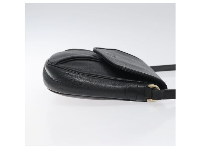 Autre Marque Borsa a spalla Burberrys in pelle nera e oro Auth BA1100 Nero D'oro - vista 3