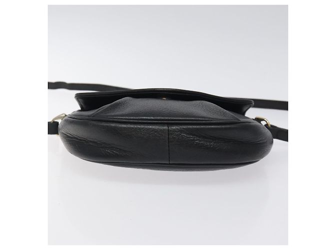 Autre Marque Borsa a spalla Burberrys in pelle nera e oro Auth BA1100 Nero D'oro - vista 5