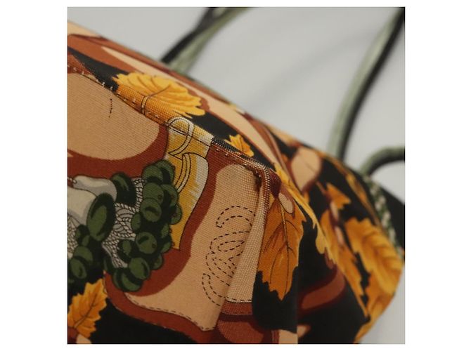 Borsa a spalla LOEWE in tela gialla Auth bs24429 Giallo - vista 14