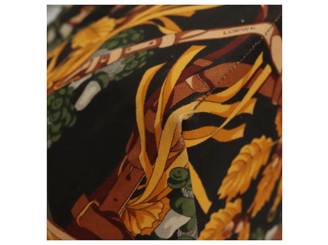 Borsa a spalla LOEWE in tela gialla Auth bs24429 Giallo - vista 15