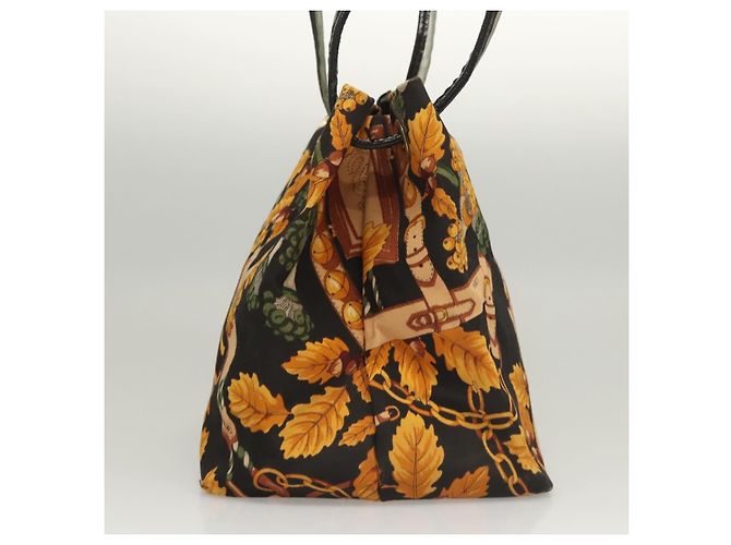 Borsa a spalla LOEWE in tela gialla Auth bs24429 Giallo - vista 3