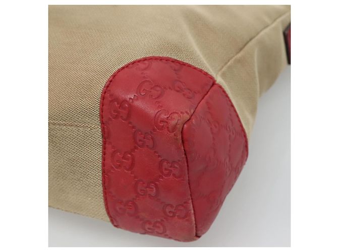 Borsa a Spalla Guccissima in Tela Beige 257301 Auth ep8622 - vista 16