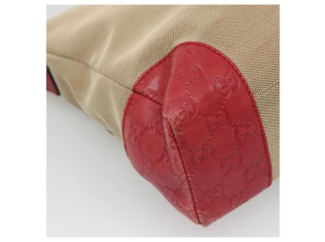 Borsa a Spalla Guccissima in Tela Beige 257301 Auth ep8622 - vista 17