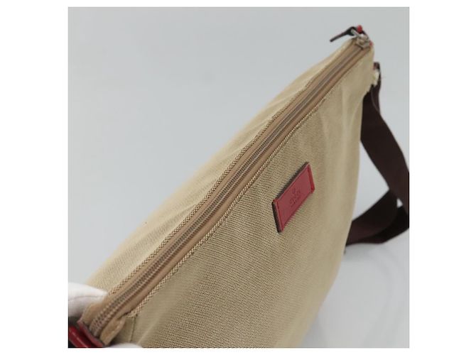 Borsa a Spalla Guccissima in Tela Beige 257301 Auth ep8622 - vista 6