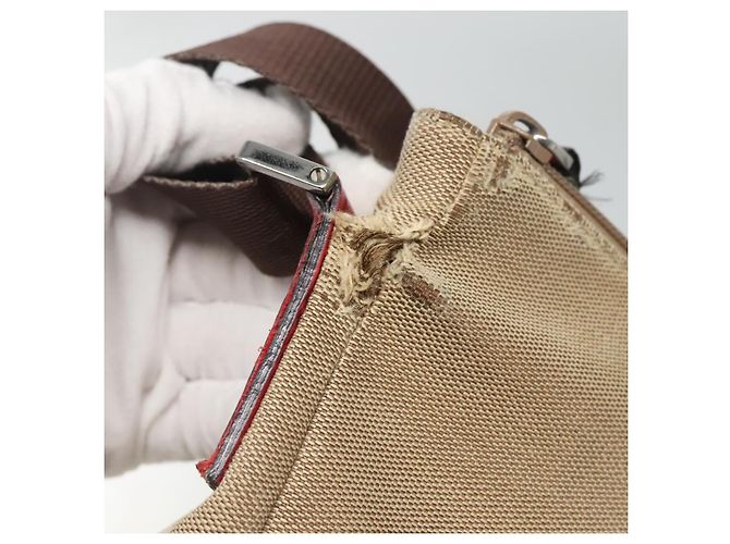 Borsa a Spalla Guccissima in Tela Beige 257301 Auth ep8622 - vista 9