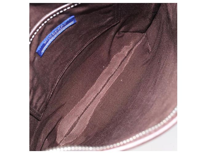 Borsa a spalla Burberry Nova Check Blue Label in tela beige Auth 119982 - vista 12