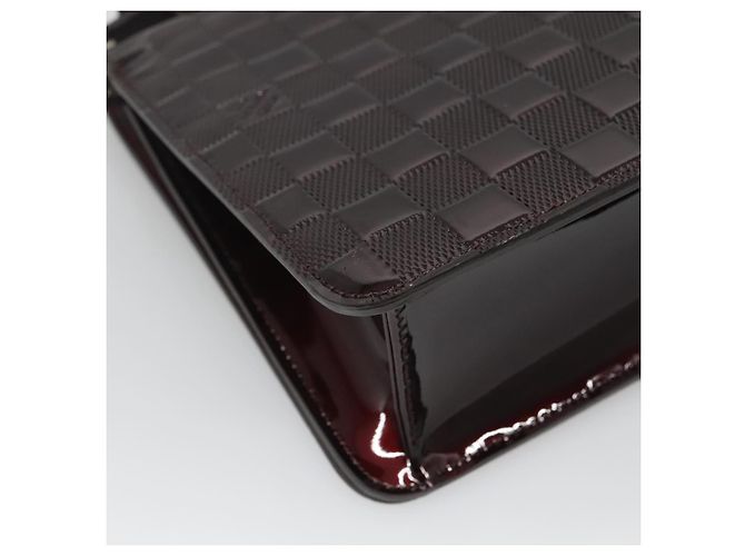 LOUIS VUITTON Borsa a Spalla Cabaret Damier Vernis Nera M92124 LV Auth 120070 Nero - vista 17