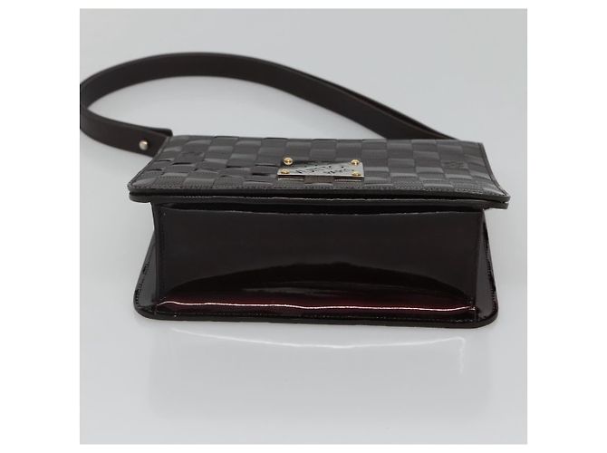LOUIS VUITTON Borsa a Spalla Cabaret Damier Vernis Nera M92124 LV Auth 120070 Nero - vista 5