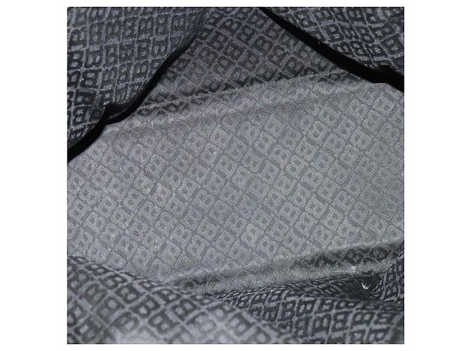 Borsa BALLY in nylon 2 vie nera argento Auth ti2995 Nero - vista 12