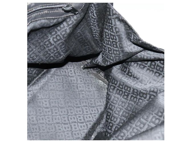 Borsa BALLY in nylon 2 vie nera argento Auth ti2995 Nero - vista 18