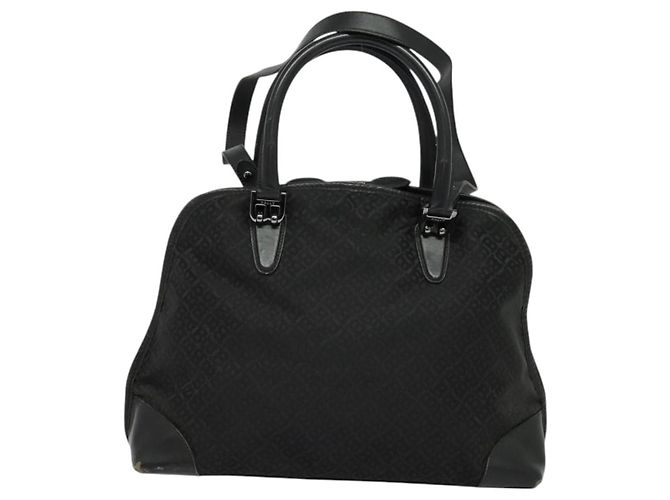 Borsa BALLY in nylon 2 vie nera argento Auth ti2995 Nero - vista 2