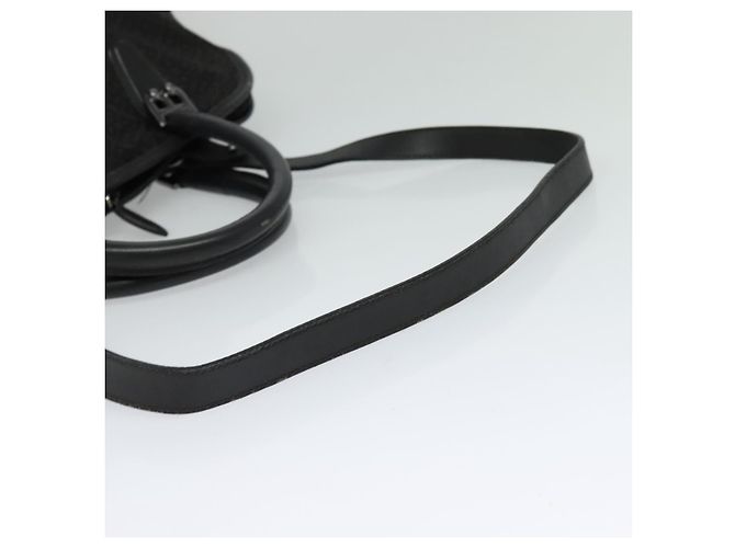 Borsa BALLY in nylon 2 vie nera argento Auth ti2995 Nero - vista 9