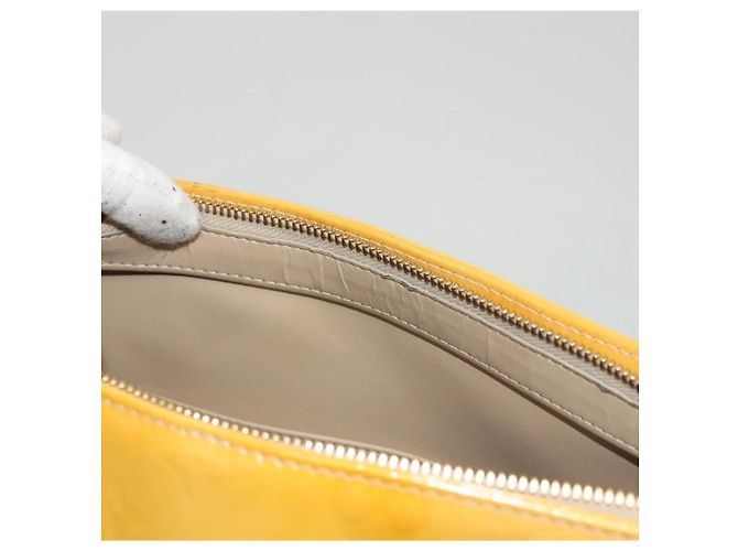 LOUIS VUITTON Monogram Vernis Houston Hand Bag Beige M91004 LV Auth ep8736 - view 20