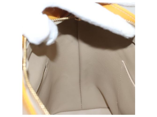 LOUIS VUITTON Monogram Vernis Houston Hand Bag Beige M91004 LV Auth ep8736 - view 21