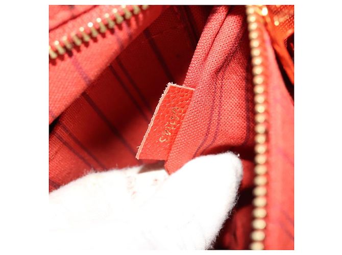 LOUIS VUITTON Borsa Tote Citadines PM Monogram Empreinte Arancione M40556 Auth 120048 - vista 12