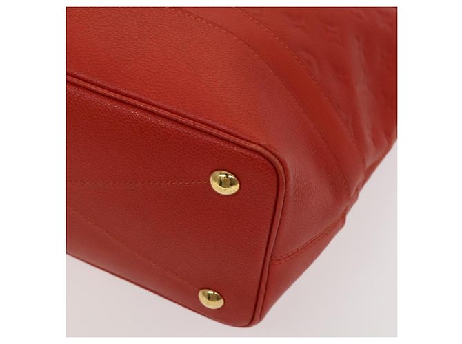 LOUIS VUITTON Borsa Tote Citadines PM Monogram Empreinte Arancione M40556 Auth 120048 - vista 14