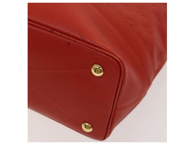 LOUIS VUITTON Borsa Tote Citadines PM Monogram Empreinte Arancione M40556 Auth 120048 - vista 16