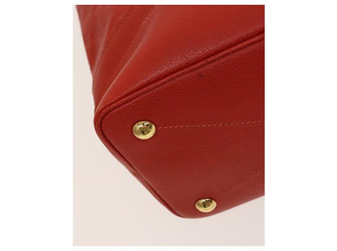 LOUIS VUITTON Borsa Tote Citadines PM Monogram Empreinte Arancione M40556 Auth 120048 - vista 17