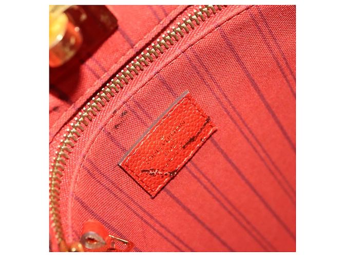 LOUIS VUITTON Borsa Tote Citadines PM Monogram Empreinte Arancione M40556 Auth 120048 - vista 18